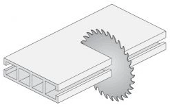 CMT Lame De Scie Circulaire 300 Mm 222.096.12M Lame De Scie Pour Plexiglas/PVC/Stratifié 300 X 30 X 80D
