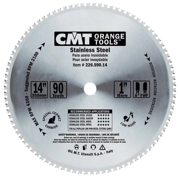 CMT Lame De Scie Circulaire 250 Mm 226.572.10M Scie Circulaire Pour L'acier Inoxydable 250 X 30 X 72D 3 CMT Lame De Scie Circulaire 250 Mm 226.572.10M Scie Circulaire Pour L'acier Inoxydable 250 X 30 X 72D