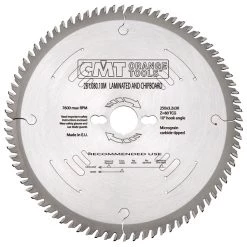 CMT Lame De Scie Circulaire 300 Mm 281.072.12M Lame De Scie Pour Aggloméré / Mélamine / Formica 300 X 30 X 72D