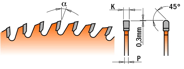 CMT Lame De Scie Circulaire 250 Mm 281.580.10M Lame De Scie Pour Mélamine/Formica Xtreme 250 X 30 X 80D 5 CMT Lame De Scie Circulaire 250 Mm 281.580.10M Lame De Scie Pour Mélamine/Formica Xtreme 250 X 30 X 80D – Image 3