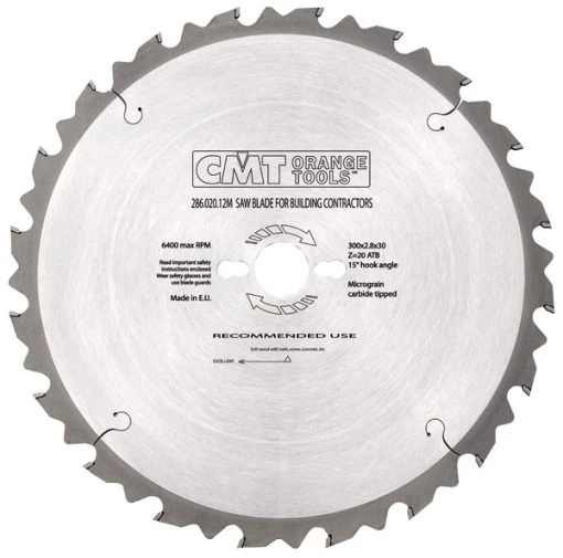 CMT Lame De Scie Circulaire 550 Mm 286.040.22M Scie De Chantier (clous Dans Bois) 550 X 30 X 40D -Lames de scie circulaire Soldes 286 040 22m scie de chantier clous dans bois 550 x 30 x 40d