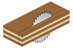 CMT Lame De Scie Circulaire 216 Mm 291.216.48M Lame De Scie HM Pour Coupe En Longueur Et Transversale 216 X 30 X 48D