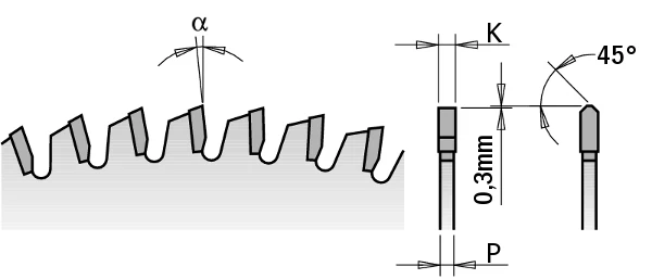 CMT Lame De Scie Circulaire 216 Mm 297.080.09M Scie Circulaire Pour Métaux Non Ferreux/Trespa/Alu 216 X 30 X 80D 6 CMT Lame De Scie Circulaire 216 Mm 297.080.09M Scie Circulaire Pour Métaux Non Ferreux/Trespa/Alu 216 X 30 X 80D – Image 4