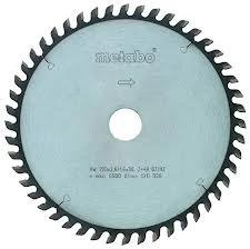 Metabo Accessoires Lame De Scie Circulaire 216 Mm 628041000 Lame De Scie HM Precision Cut HW/CT 216X30, 48 WZ 5° NEG.