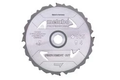 Metabo Accessoires Lame De Scie Circulaire 165 Mm 628289000 Lame De Scie Fibercement Cut Professional 165 X 20 Z4 DFZ 5°