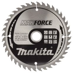 Makita Accessoires Lame De Scie Circulaire 160 Mm B-08420 Lame De Scie Circulaire Bois Makforce 160x20x2,4 40T 20G