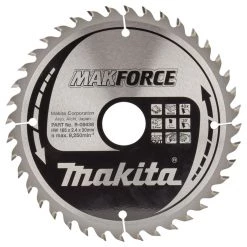 Makita Accessoires Lame De Scie Circulaire 165 Mm B-08436 Lame De Scie Circulaire Makforce Pour Bois 165x30x2,4 40T 20G