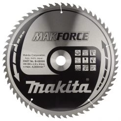 Makita Accessoires Lame De Scie Circulaire 355 Mm B-08595 Lame De Scie Circulaire Makforce Pour Bois 355x30x2,8 60T 15G