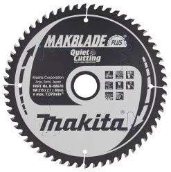 Makita Accessoires Lame De Scie Circulaire 216 Mm B-08676 Lame De Scie à Bois Makblade-Plus 216x30x2.1 60T 5G