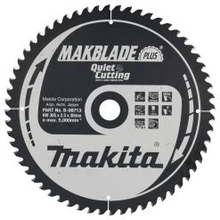 Makita Accessoires Lame De Scie Circulaire 305 Mm B-08713 Lame De Scie à Bois Makblade-Plus 305x30x2,3 60T 5g
