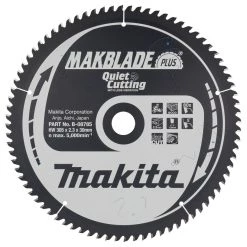 Makita Accessoires Lame De Scie Circulaire 305 Mm B-08785 Lame De Scie à Bois Makblade-Plus 305x30x2,3 80T 5g