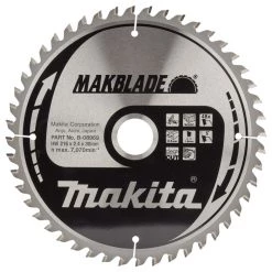 Makita Accessoires Lame De Scie Circulaire 216 Mm B-08969 Lame De Scie à Bois Makblade 216x30x2.4 48T 5G