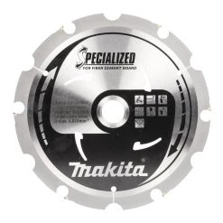 Makita Accessoires Lame De Scie Circulaire 260 Mm B-23014 Lame De Scie à Tronçonner Panneau De Fibres-ciment Spécialisé PCD 260x30x2,5 6T 8g