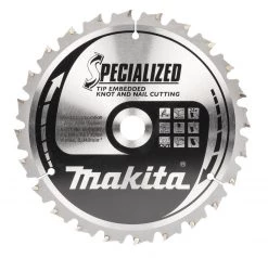 Makita Accessoires Lame De Scie Circulaire 190 Mm B-40587 Lame De Scie Transversale Pour Bois (noueux/noilé)