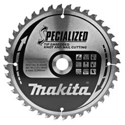 Makita Accessoires Lame De Scie Circulaire 190 Mm B-40593 Lame De Scie Transversale Pour Bois (noueux/noilé)