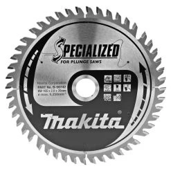 Makita Accessoires Lame De Scie Circulaire 165 Mm B-56742 Lame De Scie à Métaux Spécialisée Pour Plastique Et Corian 165X 20 X 2,0 48T