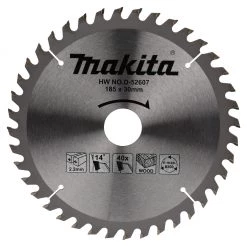 Makita Accessoires Lame De Scie Circulaire 185 Mm D-52607 Lame De Scie Circulaire Pour Le Bois
