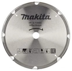 Makita Accessoires Lame De Scie Circulaire 305 Mm D-72095 Lame De Scie à Tronçonner PCD 305 X 30 X 2,4 8T 12g Panneau De Fibrociment
