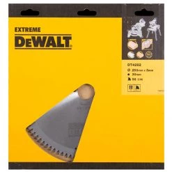 DeWalt Accessoires Lame De Scie Circulaire 250 Mm DeWalt DT4282 HM Lame De Scie 250 X 30 X 96T Trapezium