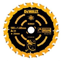 DeWalt Accessoires Lame De Scie Circulaire 165 Mm DT10301-QZ Lame De Scie Circulaire 165 X 20 Mm 40T ATB 5°