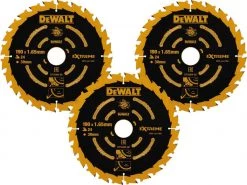 DeWalt Accessoires Lame De Scie Circulaire 190 Mm DT10399-QZ Lame De Scie Circulaire 190 X 30 Mm 3 X DT10304