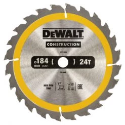 DeWalt Accessoires Lame De Scie Circulaire 184 Mm DT1921-QZ HM-zaagblad 355 X 25,4 Mm 70T Inox (droog)