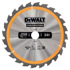 DeWalt Accessoires Lame De Scie Circulaire 250 Mm DT1956-QZ Lame De Scie Circulaire 250 X 30 X 24T ATB 10Â°