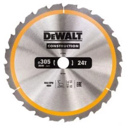 DeWalt Accessoires Lame De Scie Circulaire 305 Mm DT1958-QZ Lame De Scie Circulaire 305 X 30 X 24T ATB -5Â°
