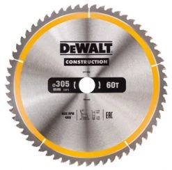 DeWalt Accessoires Lame De Scie Circulaire 305 Mm DT1960-QZ Lame De Scie Circulaire 305 X 30 X 60T ATB -5Â°