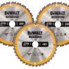 DeWalt Accessoires Lame De Scie Circulaire 216 Mm DT1962-QZ Lame De Scie Circulaire 216 X 30 Mm 3-Pack DT1952-QZ + DT1953-QZ -Lames de scie circulaire Soldes dt1962 qz lame de scie circulaire 216 x 30 mm 3 pack dt1952 qz dt1953 qz