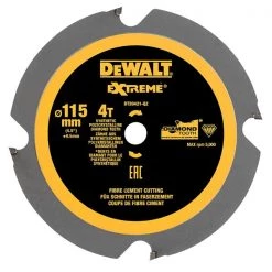 DeWalt Accessoires Lame De Scie Circulaire 115 Mm DT20421-QZ Lame De Scie Circulaire 115 X 9,5 X 4T Fibres-ciment