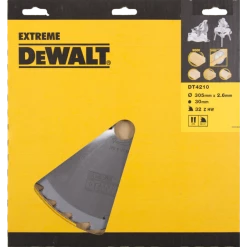 DeWalt Accessoires Lame De Scie Circulaire 305 Mm DT4210 HM Lame De Scie 305 X 30 X 32T Denture Alternee