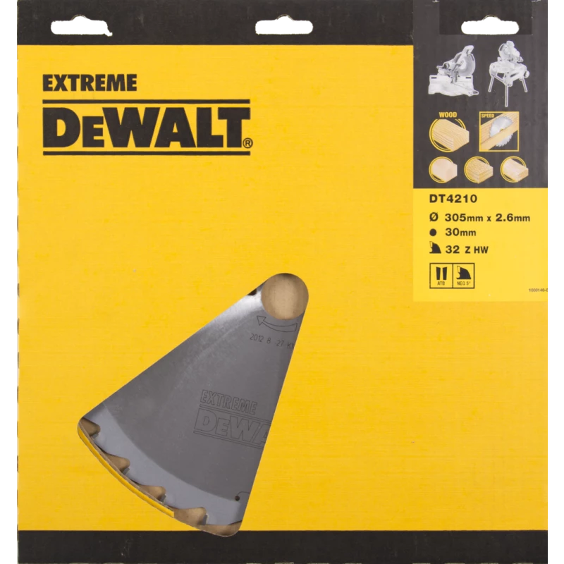 DeWalt Accessoires Lame De Scie Circulaire 305 Mm DT4210 HM Lame De Scie 305 X 30 X 32T Denture Alternee 3 DeWalt Accessoires Lame De Scie Circulaire 305 Mm DT4210 HM Lame De Scie 305 X 30 X 32T Denture Alternee