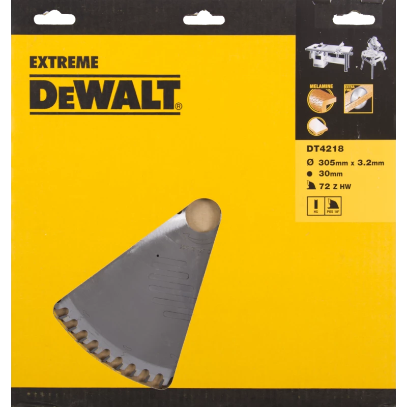 DeWalt Accessoires Lame De Scie Circulaire 305 Mm DT4218 HM Lame De Scie 305 X 30 X 72T Melamine 3 DeWalt Accessoires Lame De Scie Circulaire 305 Mm DT4218 HM Lame De Scie 305 X 30 X 72T Melamine