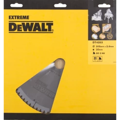 DeWalt Accessoires Lame De Scie Circulaire 305 Mm DT4283 HM Lame De Scie 305 X 30 X 80T Trapezium