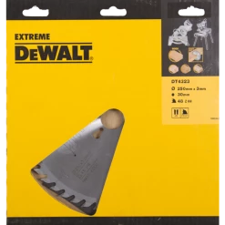 DeWalt Accessoires Lame De Scie Circulaire 250 Mm DT4323 HM Lame De Scie 250 X 30 X 48T Denture Alternee
