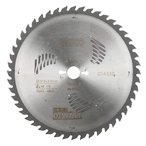 DeWalt Accessoires Lame De Scie Circulaire 315 Mm DT4332-QZ Lame De Scie Circulaire 315 X 30 X 48T ATB 10° 3 DeWalt Accessoires Lame De Scie Circulaire 315 Mm DT4332-QZ Lame De Scie Circulaire 315 X 30 X 48T ATB 10°