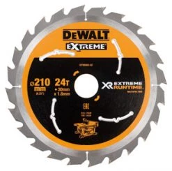 DeWalt Accessoires Lame De Scie Circulaire 210 Mm DT99565-QZ XR Lame De Scie Circulaire 210 X 30 Mm 24T CSB