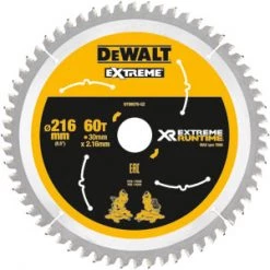 DeWalt Accessoires Lame De Scie Circulaire 250 Mm DT99573-QZ XR Lame De Scie 250 X 30 Mm 60T CSB