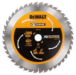 DeWalt Accessoires Lame De Scie Circulaire 305 Mm DT99574-QZ XR Lame De Scie 305mm X 30mm 42T CSB