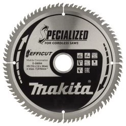 Makita Accessoires Lame De Scie Circulaire 216 Mm E-08894 Lame De Scie Transversale Pour Bois 216 X 30 X 80T