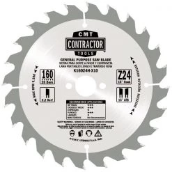 CMT Lame De Scie Circulaire 085 Mm K02403 Lame De Scie HW Universelle Contactor 85 X 15 X 24D