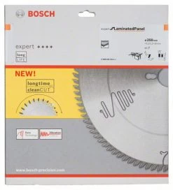 Bosch Bleu Accessoires Lame De Scie Circulaire 250 Mm Lame De Scie Circulaire Au Carbure Expert Pour Panneau Stratifié 250 X 30 X 48T 2608642514