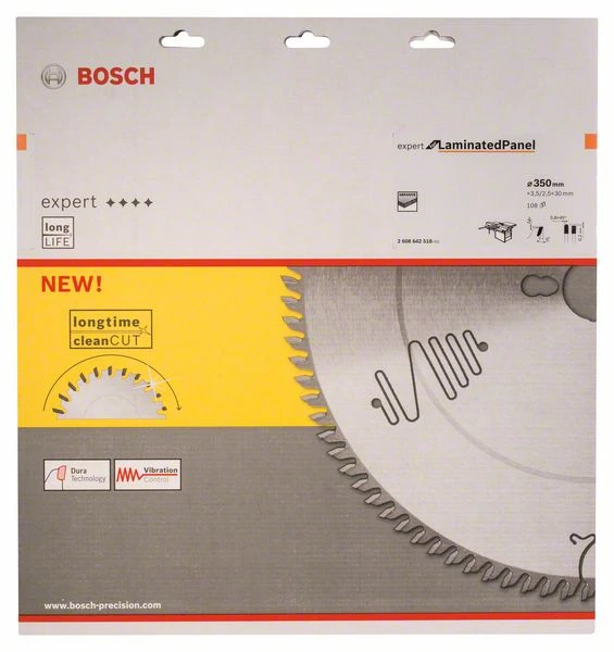 Bosch Bleu Accessoires Lame De Scie Circulaire 350 Mm Lame De Scie Circulaire Au Carbure Expert Pour Panneau Stratifié 350 X 30 X 108T 2608642518 3 Bosch Bleu Accessoires Lame De Scie Circulaire 350 Mm Lame De Scie Circulaire Au Carbure Expert Pour Panneau Stratifié 350 X 30 X 108T 2608642518