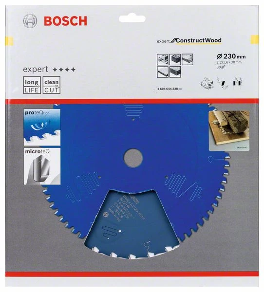 Bosch Bleu Accessoires Lame De Scie Circulaire 230 Mm Lame De Scie Circulaire Carbure Expert Pour Construire Bois 230 X 30T 2608644338 3 Bosch Bleu Accessoires Lame De Scie Circulaire 230 Mm Lame De Scie Circulaire Carbure Expert Pour Construire Bois 230 X 30T 2608644338