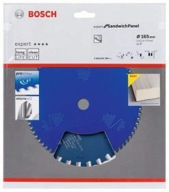 Bosch Bleu Accessoires Lame De Scie Circulaire 165 Mm Lame De Scie Circulaire Carbure Expert Pour Panneau Sandwich 165 X 20 X 30 2608644366