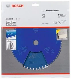 Bosch Bleu Accessoires Lame De Scie Circulaire 230 Mm Lame De Scie Circulaire Carbure Expert Pour Panneau Sandwich 230 X 30 X 48T 2608644368