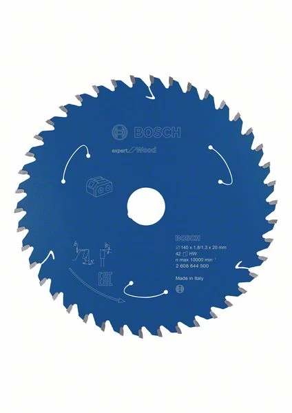 Bosch Bleu Accessoires Lame De Scie Circulaire 140 Mm Lame De Scie Circulaire En Carbure Expert En Bois Pour Scies Sans Fil 140 X 20 X T42 2608644500 4 Bosch Bleu Accessoires Lame De Scie Circulaire 140 Mm Lame De Scie Circulaire En Carbure Expert En Bois Pour Scies Sans Fil 140 X 20 X T42 2608644500 – Image 2