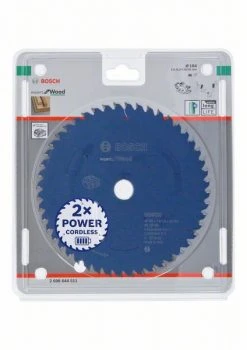 Bosch Bleu Accessoires Lame De Scie Circulaire 184 Mm Lame De Scie Circulaire En Carbure Expert En Bois Pour Scies Sans Fil 184 X 20 X T48 2608644511