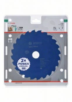 Bosch Bleu Accessoires Lame De Scie Circulaire 216 Mm Lame De Scie Circulaire En Carbure Expert En Bois Pour Scies Sans Fil 216 X 30 X T24 2608644518